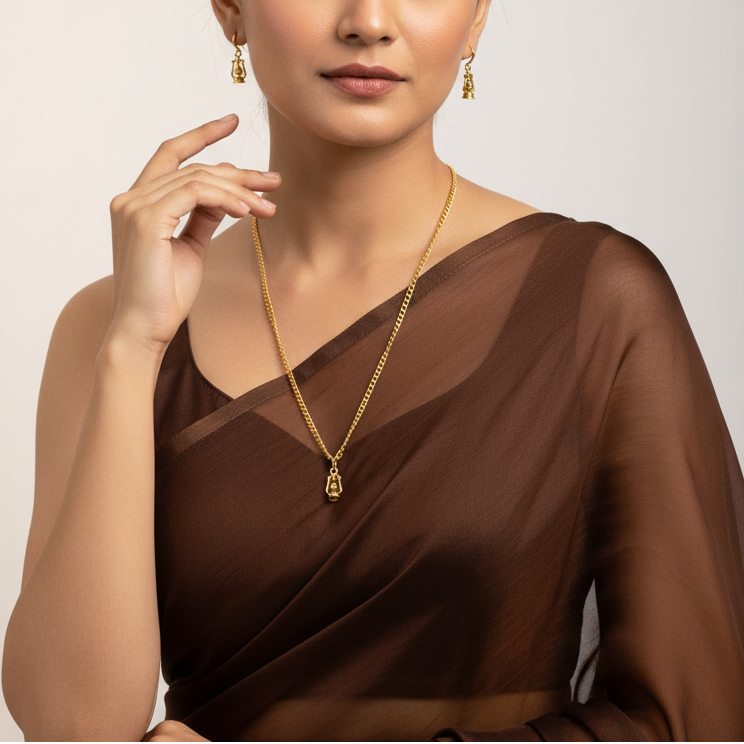 Chain Necklace set : Handmade