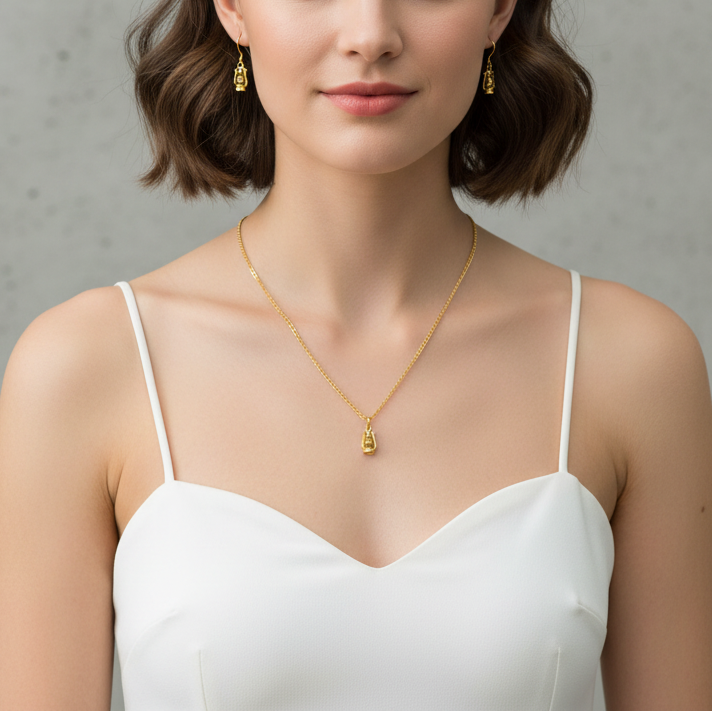 Chain Necklace set : Handmade