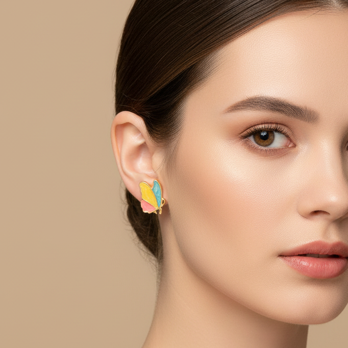 Butterfly Statement Earrings