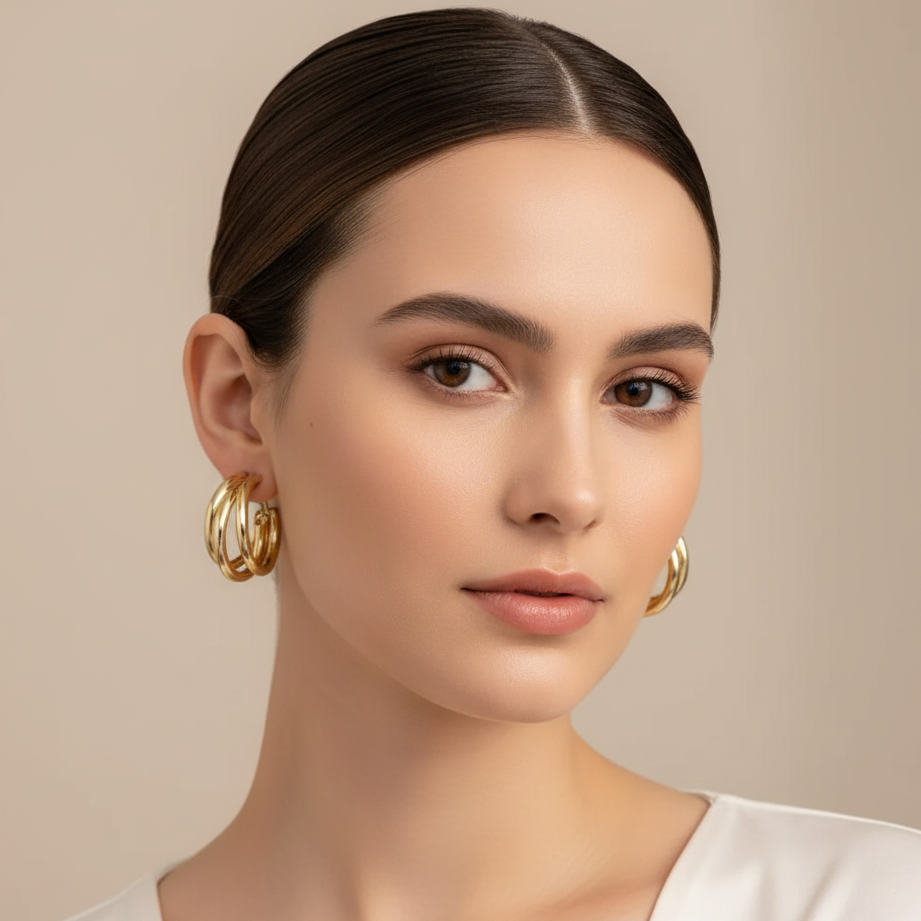 Bling Hoop Earrings