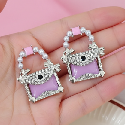 Pretty Purse Earrings