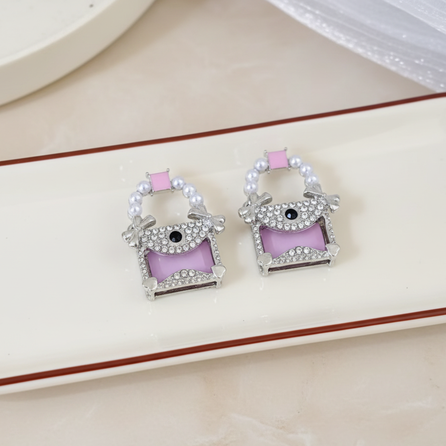 Pretty Purse Earrings