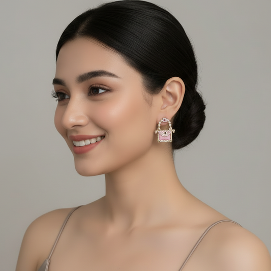Pretty Purse Earrings