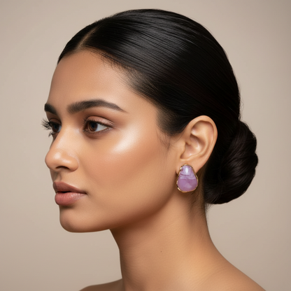 Semi Precious Stone Earrings