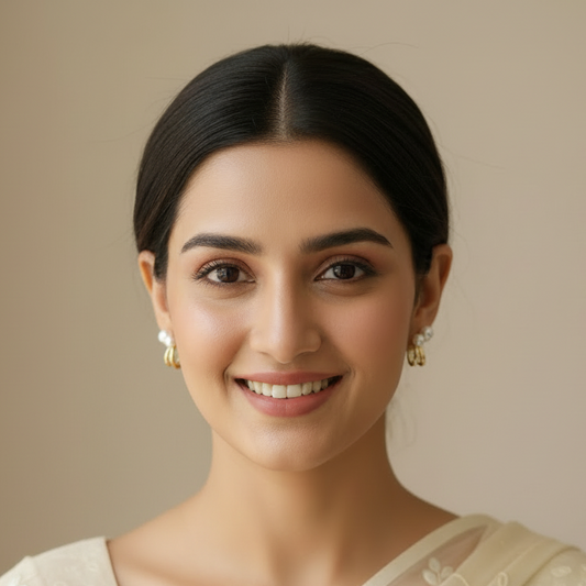 Bling Pearl Earrings