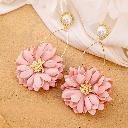 Stetement Flower Dangle Earrings