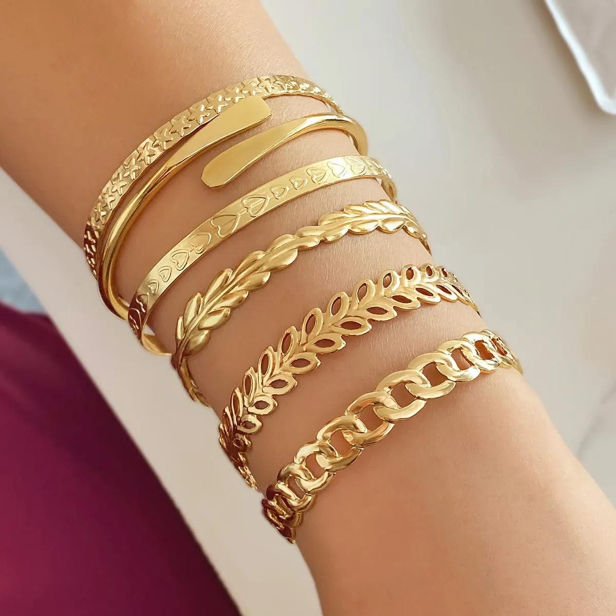 Golden Layered Bracelet