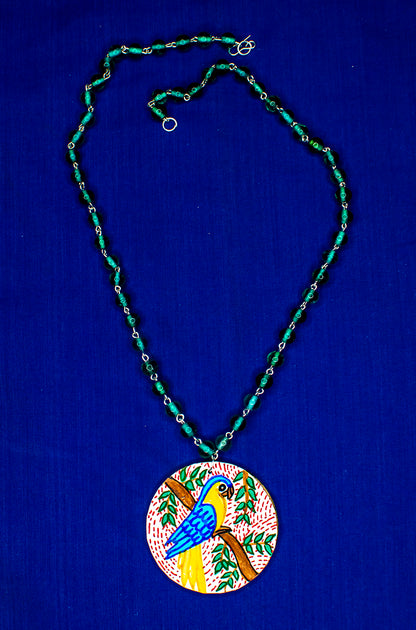 Shuk Necklace, Handpainted : Handmade