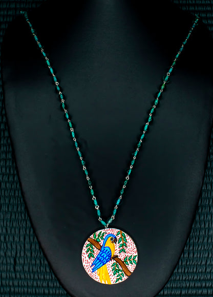 Shuk Necklace, Handpainted : Handmade