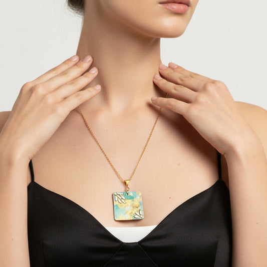 Fluid Necklace Set : Handmade