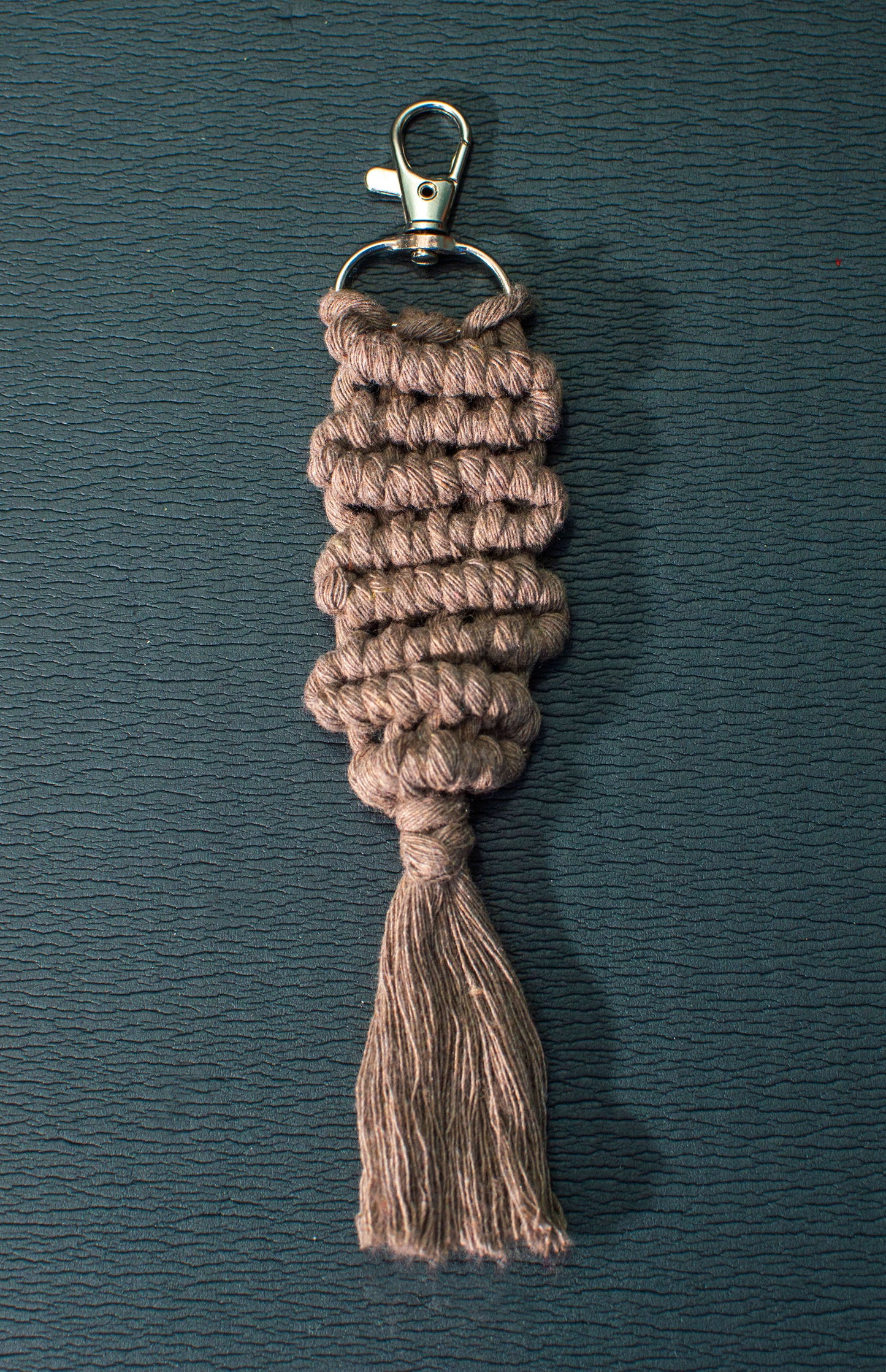 Swirl Macrame Keychain / Bag Jewellery : Handmade