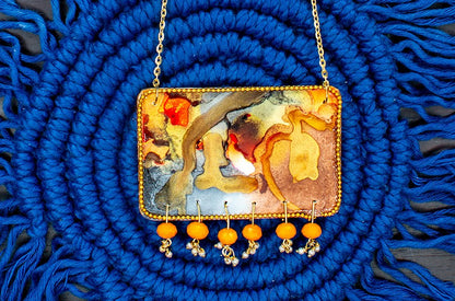 Latika Fluid Necklace : Handmade