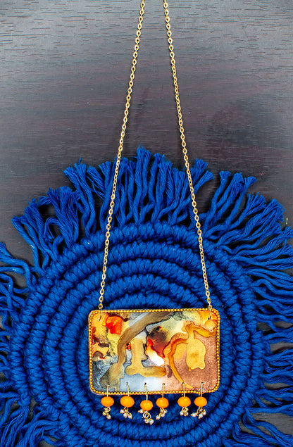 Latika Fluid Necklace : Handmade