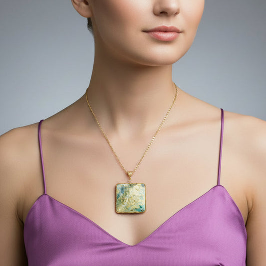 Fluid Necklace : Handmade