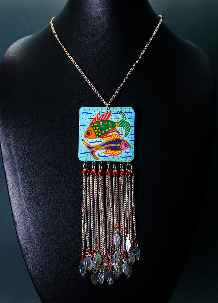 Sneha Necklace, Handpainted : Handmade