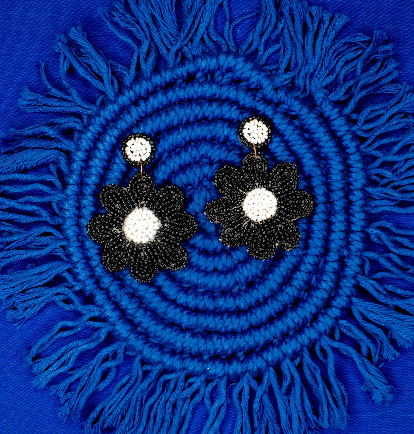 Pankhuri Embroidered Earrings : Handmade
