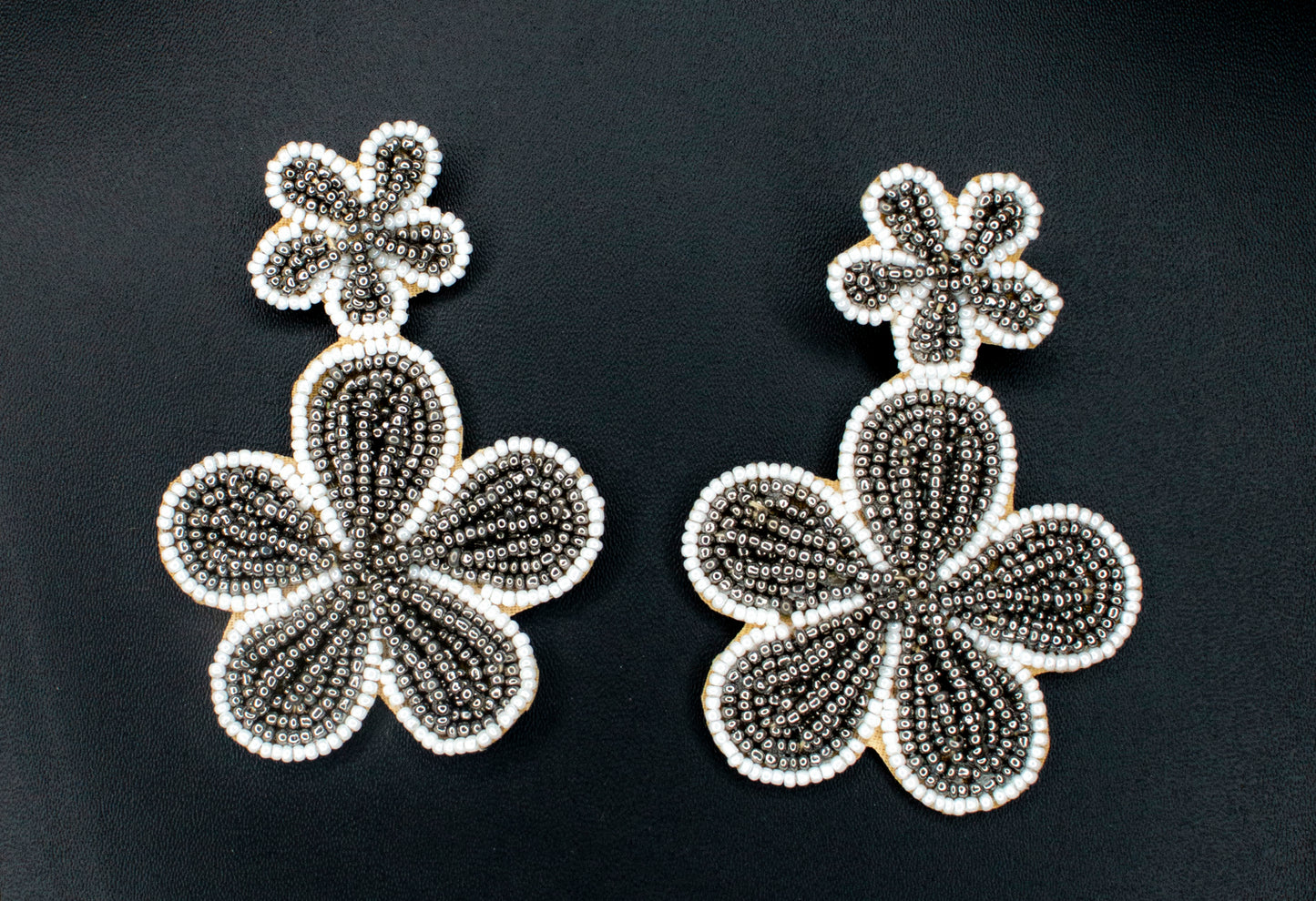 Ramya Embroidered Earrings : Handmade