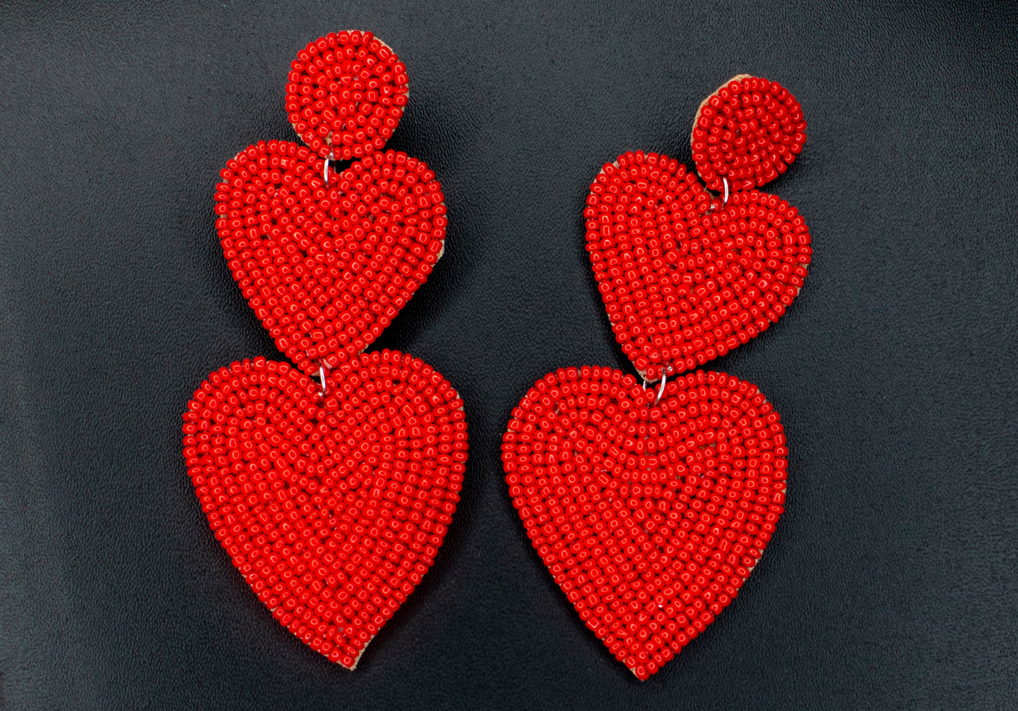 Paan Embroidered Earrings : Handmade