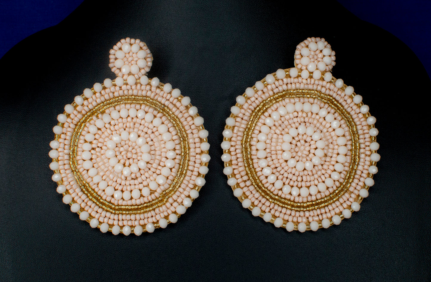 Devanshi Embroidered Earrings : Handmade