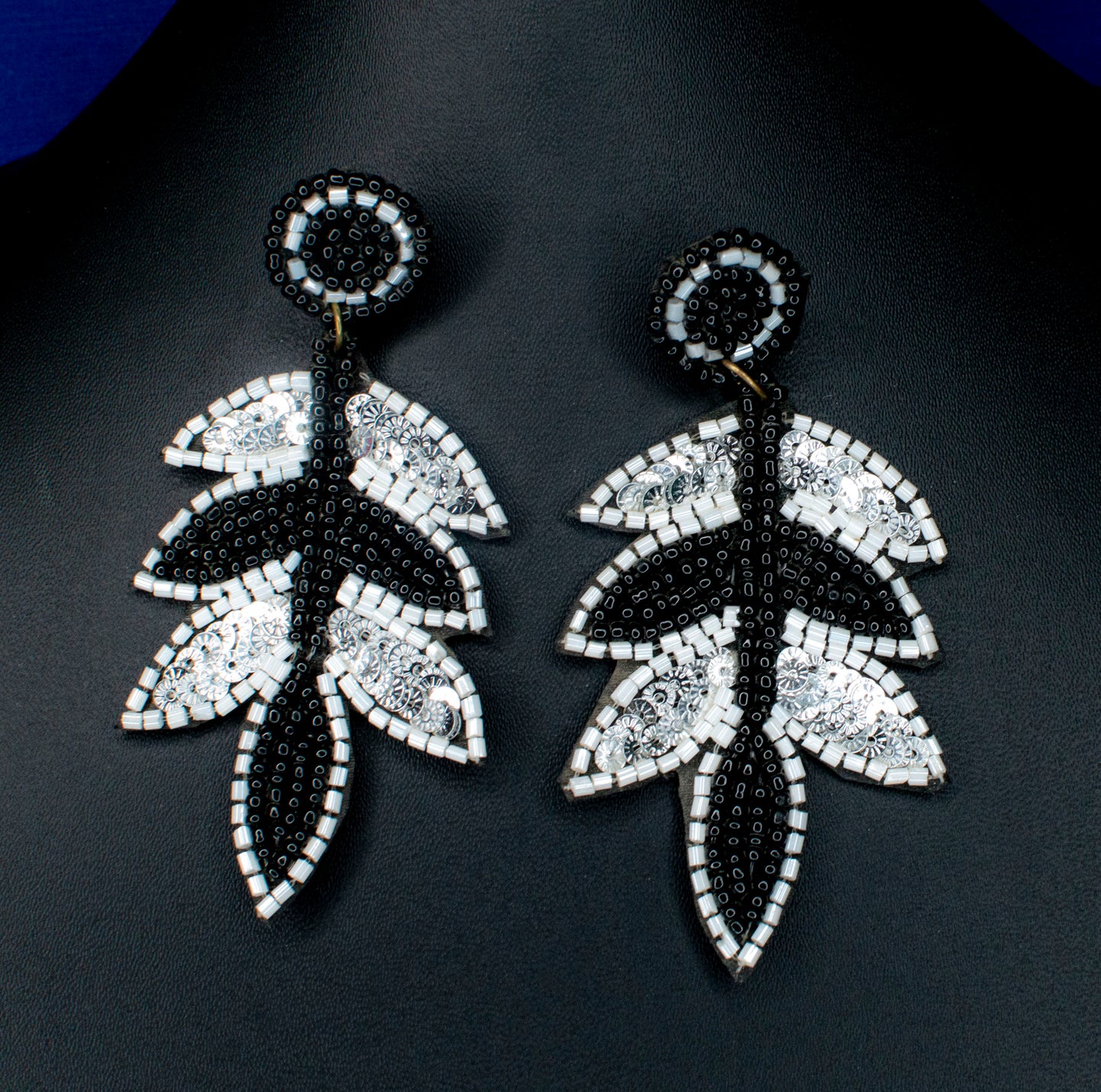Niharika Embroidered Earrings : Handmade