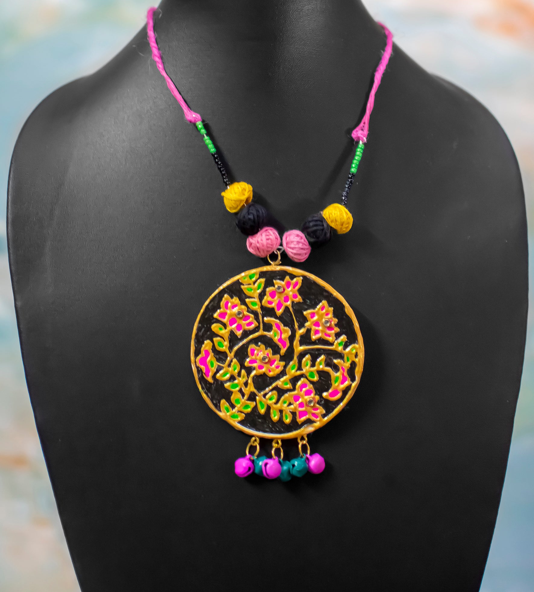Handmade Jewellery - Handpainted Necklace