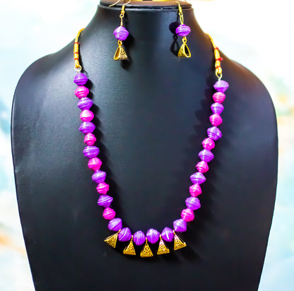 RoyalShine Necklace Set : Handmade
