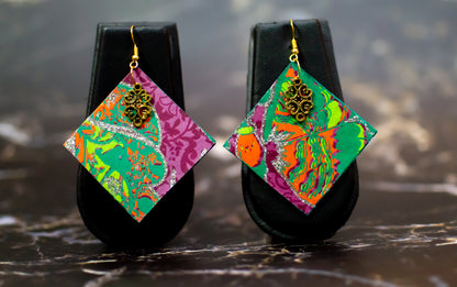 Handmade Jewellery - Multicoloured Earrings