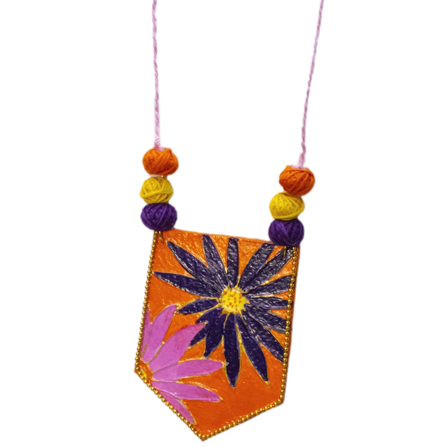 Tanvi Necklace, Handpainted : Handmade