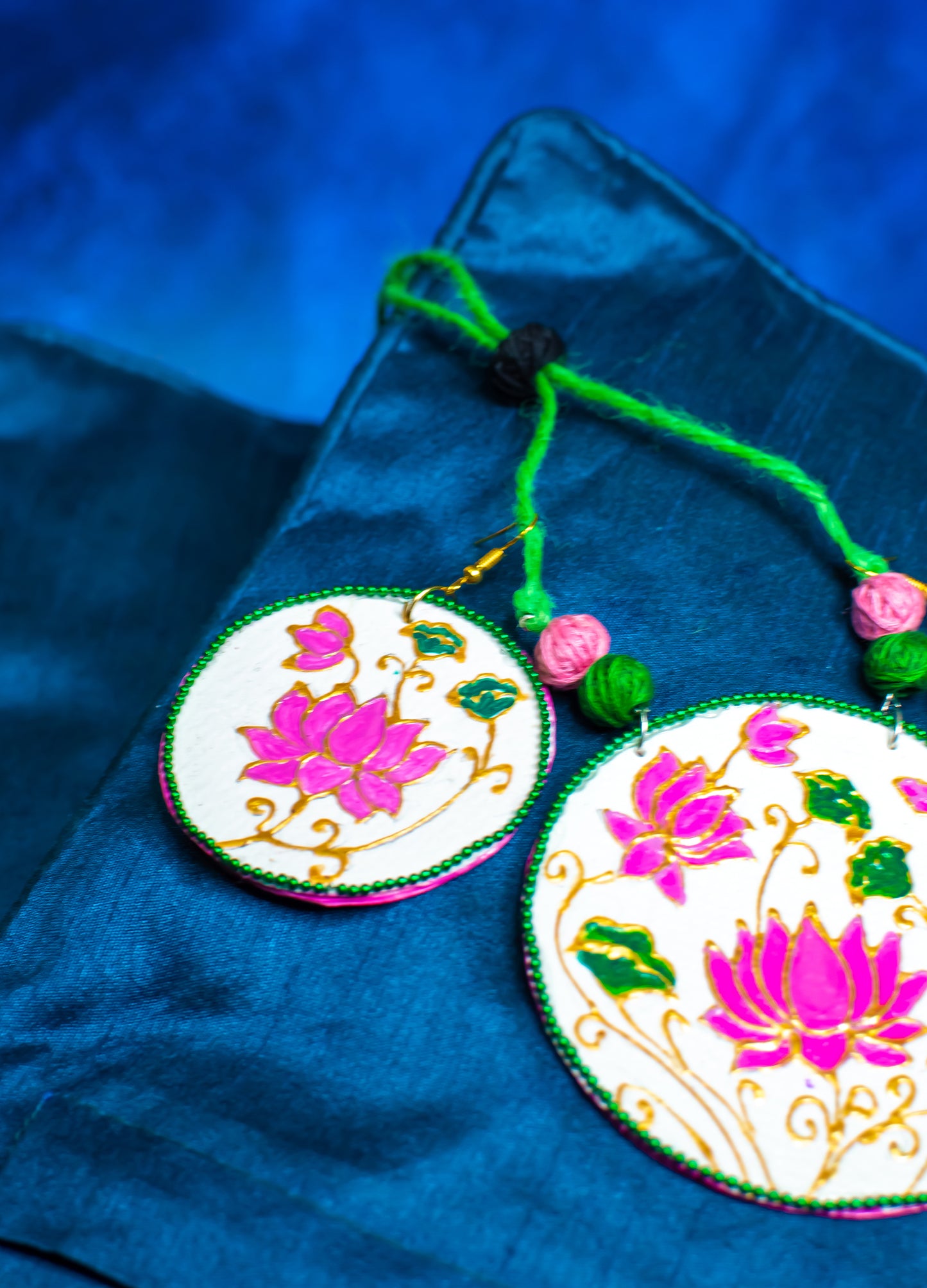 Lakshika Necklace set, Handpainted : Handmade